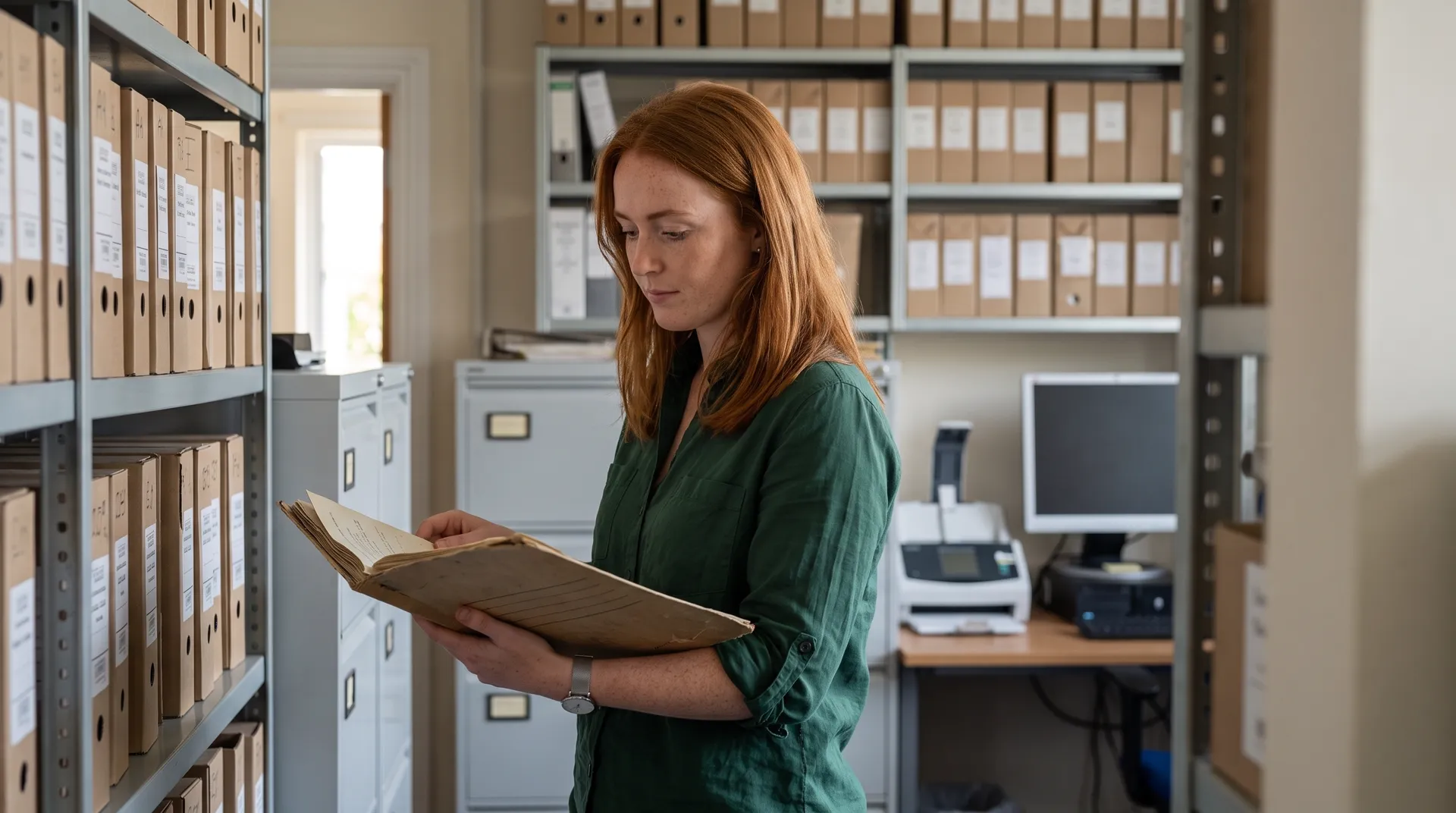A reviewer reading a recorded hiring decision with its evidence