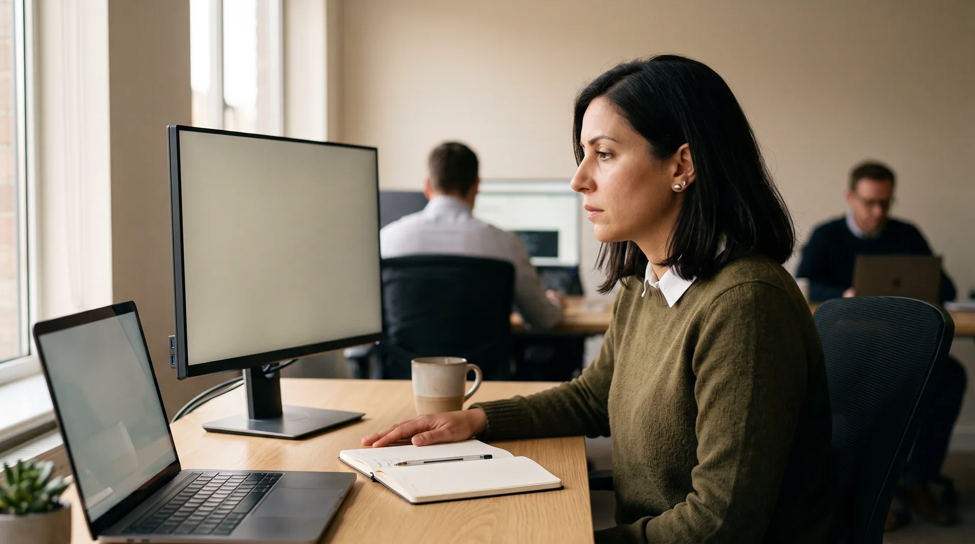 A market search returning ranked candidates for an open brief